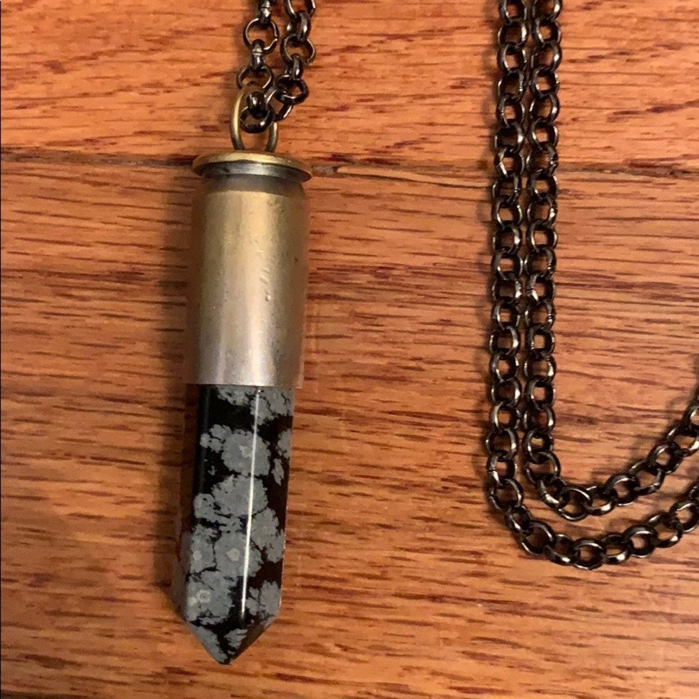 Bullet Stone Necklace